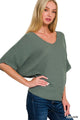 Short Sleeve Dolman Top in Ash Jade (REG)