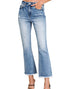 Zenana Raw Hem Cropped Jeans (9506MM) (REG)