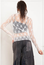 Mesh Lace Top in White (REG)