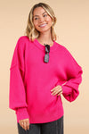 Simply Basic Sweater in Pink (REG)