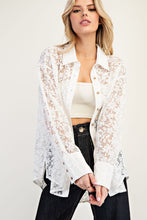 Button Down Lace Top (REG)