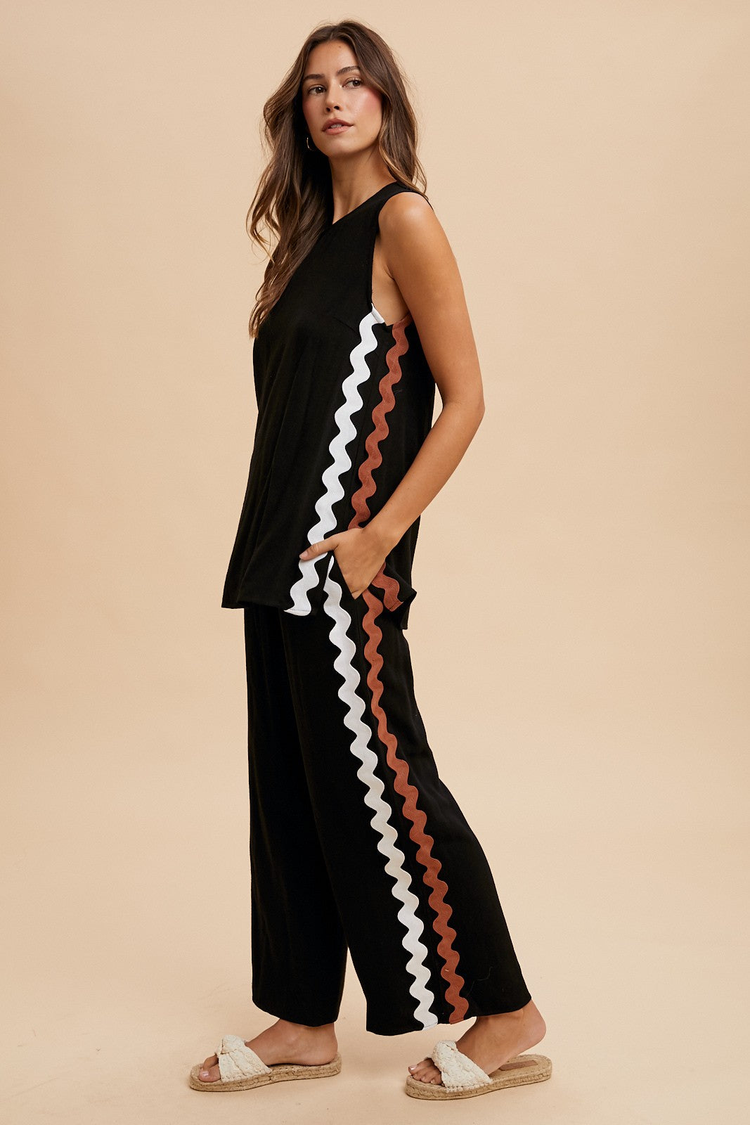 Double Ric-Rac Tunic and Pant Set (REG)