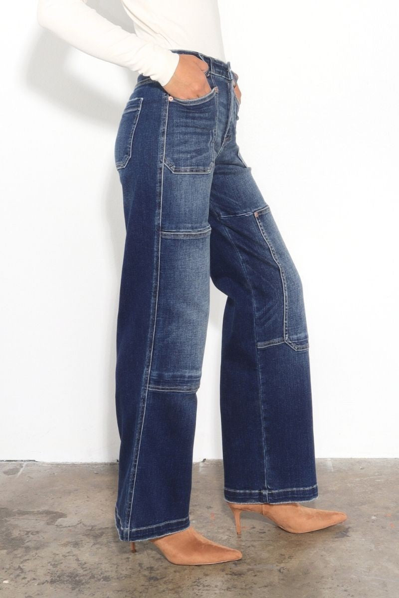 Relaxed Wide Leg Jeans AT2056 (REG)