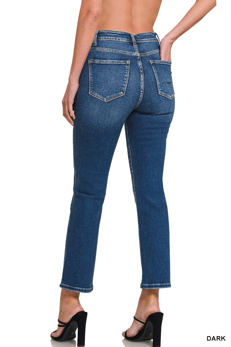 Zenana Basic Cropped Jeans DTP-1990 (REG)