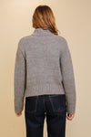 Sparkling Zipper Sweater in Grey (REG)