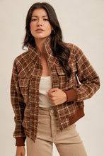 Brown Plaid Tweed Jacket (REG)