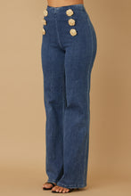High Waisted Button Jeans (REG)