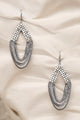 Rhinestone Chain Dangle Earrings