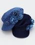 Flower Denim Hat