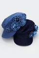 Flower Denim Hat