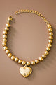 18K Plated Heart Bracelet