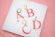 Pink Initial Charm