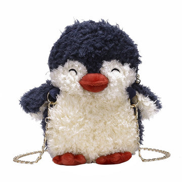 Plush Penguin Purse