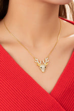 Rhinestone Reindeer Necklace