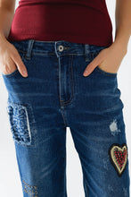 Heart Patch Q2 Jeans (REG)