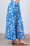 Printed Blue Pants (REG)