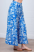Printed Blue Pants (REG)