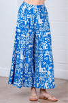 Printed Blue Pants (REG)