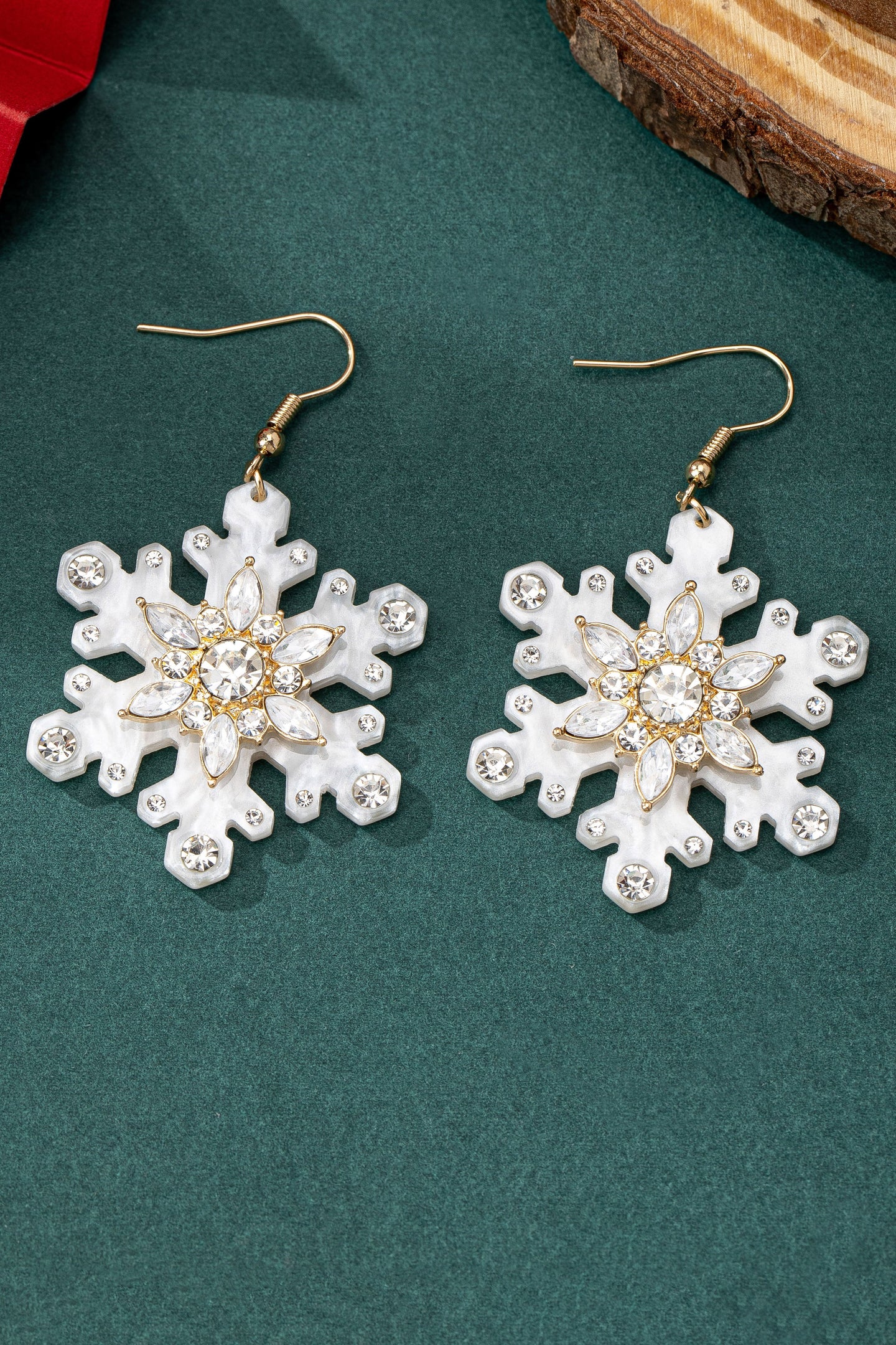 Sparkle Snowflake Earrings