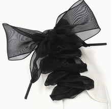 Satin Organza Shoe Laces