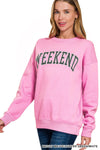 Weekend Sweatshirt in Bright Mauve (REG)