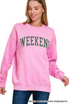 Weekend Sweatshirt in Bright Mauve (REG)