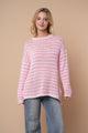 Caitlin Striped Top in Pink (REG/PLUS)