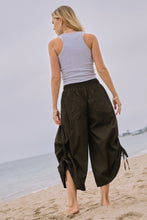 Cotton Wide Leg Pants in Black (REG)