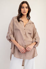 Florence Button Down Top in Coco (REG)