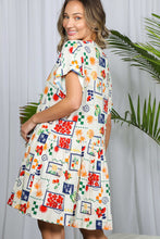 Tropical Vacay Print Mini Dress (REG)