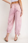 Flap Pocket Cargo Pants in Vintage Rose (REG)