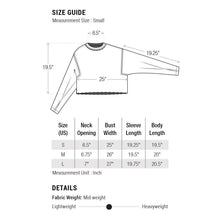Ciao Cropped Sweatshirt in Black (REG)
