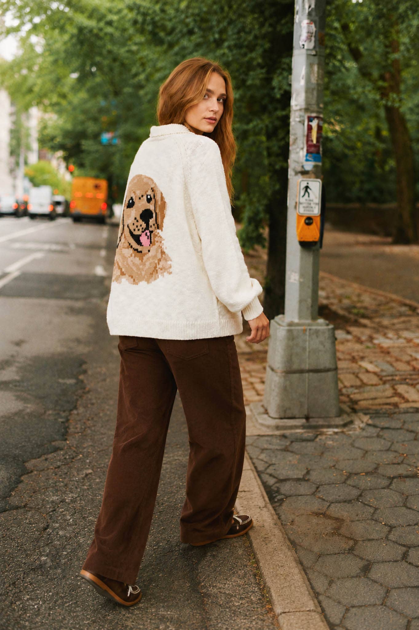 Retriever Puppy Back Cardigan (REG)