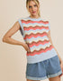 Wavy Crochet Summer Sweater (REG)