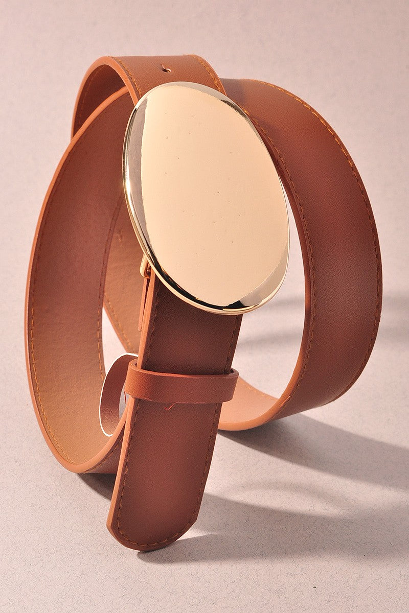 Clean Dome Buckle Belt