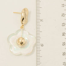 Iridescent Flower Earrings