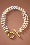 Multi Pearl Toggle Bracelet