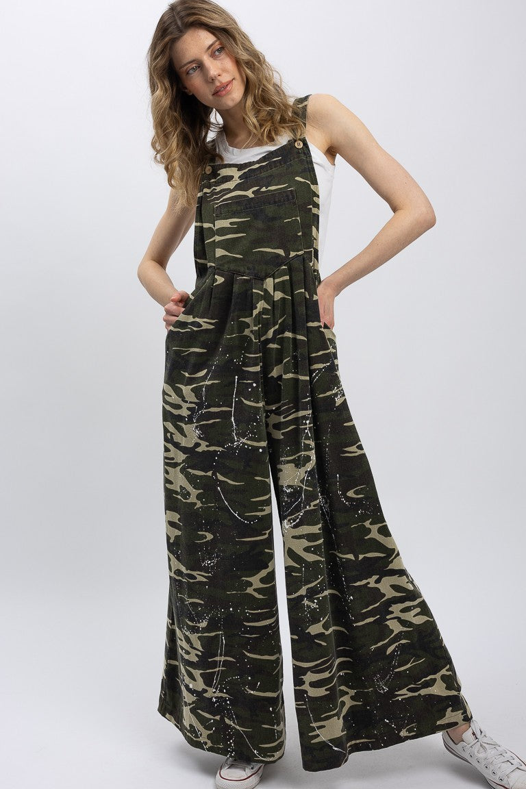 Camo Paint Splatter Coveralls (REG)