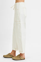 Risen Cream Cargo Barrel Jeans (REG)