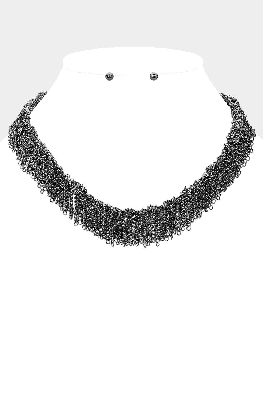 Chain Fringe Necklace