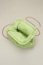 Woven Dumpling Clutch Bag