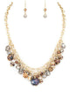 Multi Bead Fringe Necklace