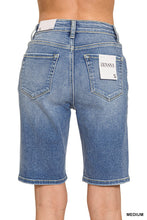 Zenana Distressed Bermuda Shorts DTP-9577