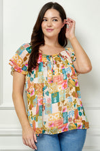 Timeless Pattern Flutter Top (PLUS)
