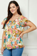Timeless Pattern Flutter Top (PLUS)