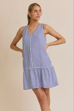 Jamie Striped Button Dress (REG)