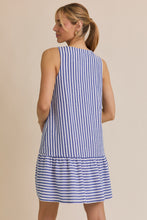 Jamie Striped Button Dress (REG)