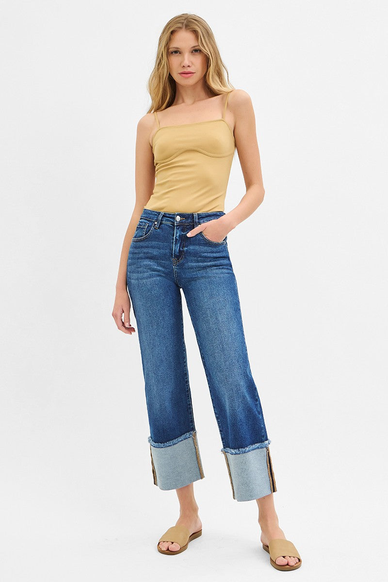 Risen Wide Cuffed Jeans PWC21289