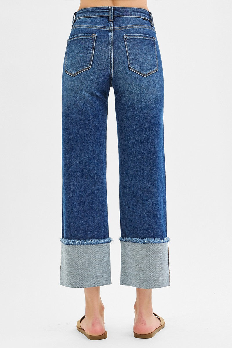Risen Wide Cuffed Jeans PWC21289