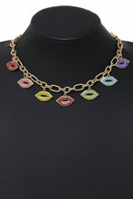 Lipstick Charm Necklace